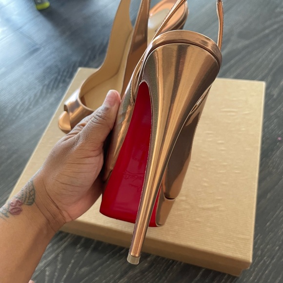 Sling back Christian Loub Heel - Picture 2 of 3